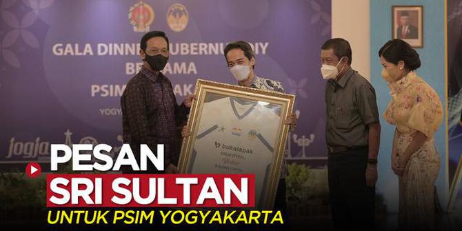 VIDEO: Pesan Sri Sultan untuk Para Pemain PSIM Yogyakarta, yang Akan Berjuang di 8 Besar Liga 2