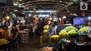 Suasana Pasar Induk Kramat Jati, Jakarta, Kamis (29/12/2022). Badan Usaha Milik Daerah (BUMD) Provinsi DKI Jakarta, Perumda Pasar Jaya, memfokuskan kegiatan revitalisasi pada tahun 2023. (Liputan6.com/Faizal Fanani)