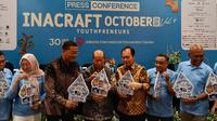 Jumpa pers Inacraft October 2025 Vol.4 Youthpreneurs di JICC, Selasa, 30 September 2025. (dok. Liputan6.com/Dinny Mutiah)