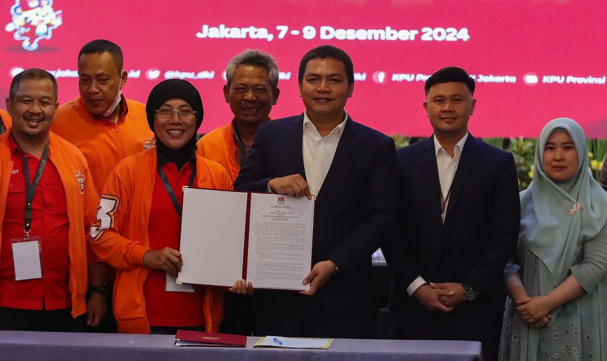FOTO: Hasil Rekapitulasi Tingkat Provinsi, Pramono-Rano  Menang Satu Putaran Pilkad Jakarta 2024
