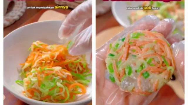 Resep perkedel sayur/Instagram @radigafams