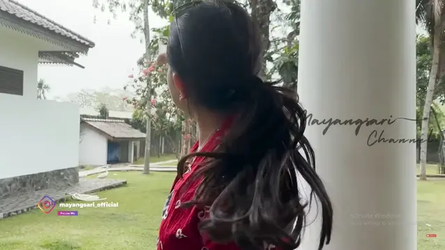 Potret Taman Rumah Mayangsari di Purwokerto/Youtube Mayangsari Channel
