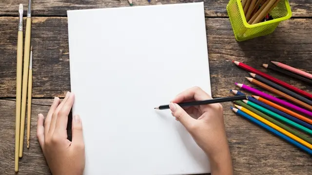 Cara Menggambar Bunga Mawar dengan Mudah