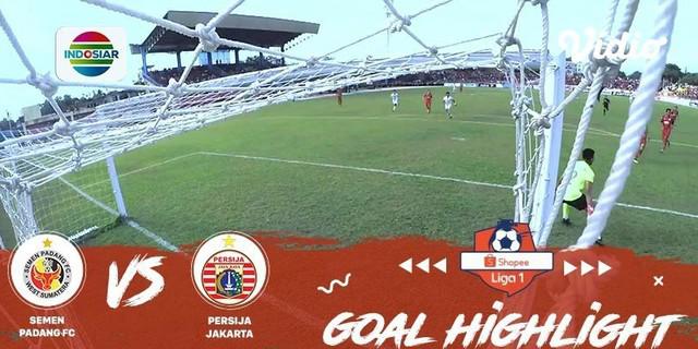 VIDEO: 4 Gol yang Tercipta pada Laga Semen Padang Vs Persija di Liga 1 2019
