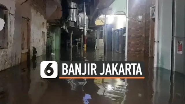 VIDEO: Ciliwung Meluap, Ratusan Rumah di Kampung Melayu Terendam Banjir