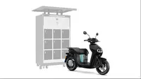 Yamaha Mulai Uji Coba Motor Listrik Swap Battery di Indonesia (ist)