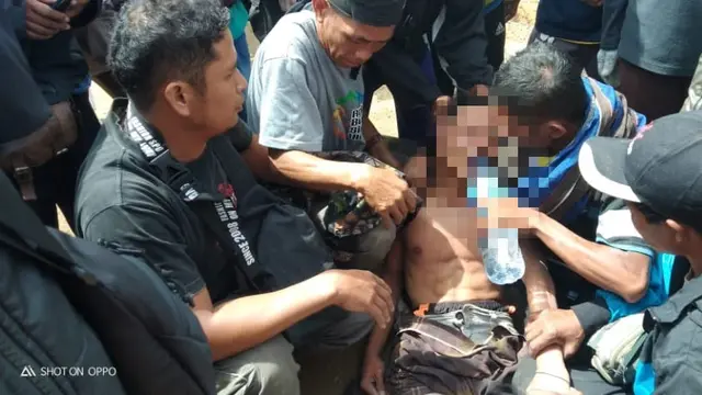 Korban  hilang di Kawah Ijen ditemukan selamat di dasar tebing. (Istimewa)