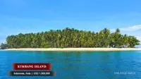 Pulau Kiluan dan  Pulau Kumbang masuk dalam list penjualan situs  privateislandonline.com.