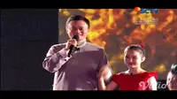 Pendiri Alibaba Group Jack Ma di penutupan Asian Games 2018