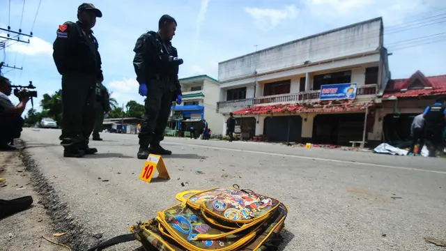 20160906-Bom Tewaskan Ayah dan Putrinya di Depan Sekolah Dasar-Thailand