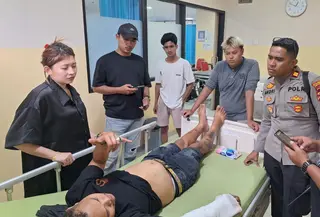 Korban penembakan di Papua. (Liputan6.com/Katharina Janur)