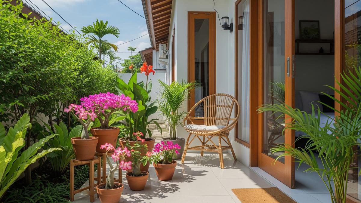 11 Bunga Hias Tahan Panas untuk Teras Rumah Mungil yang Cantik Sepanjang Tahun