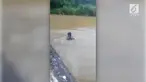 Video amatir memperlihatkan aksi bocah laki-laki yang tengah mabuk berat. Saking mabuknya, remaja tanggung itu sampai nyungsep ke kali.