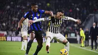 Duel sengit Juventus vs Inter Milan di Liga Italia 2023/2024 (AP)
