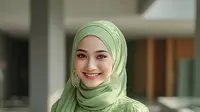 5 Inspirasi Baju Seragam Kondangan Hijab Warna Hijau, Adem dan Modis