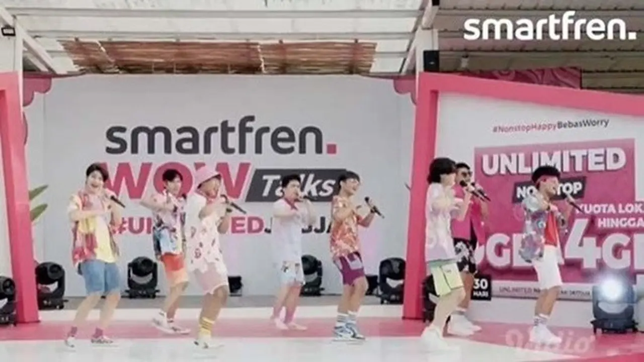 Bagikan Keseruan bersama Fans, UN1TY Bikin Pecah Panggung Smartfren WOWTalks #UnlimitedJogja