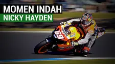 Berita video momen indah the Kentucky Kid, Nicky Hayden, saat masih membalap di MotoGP.