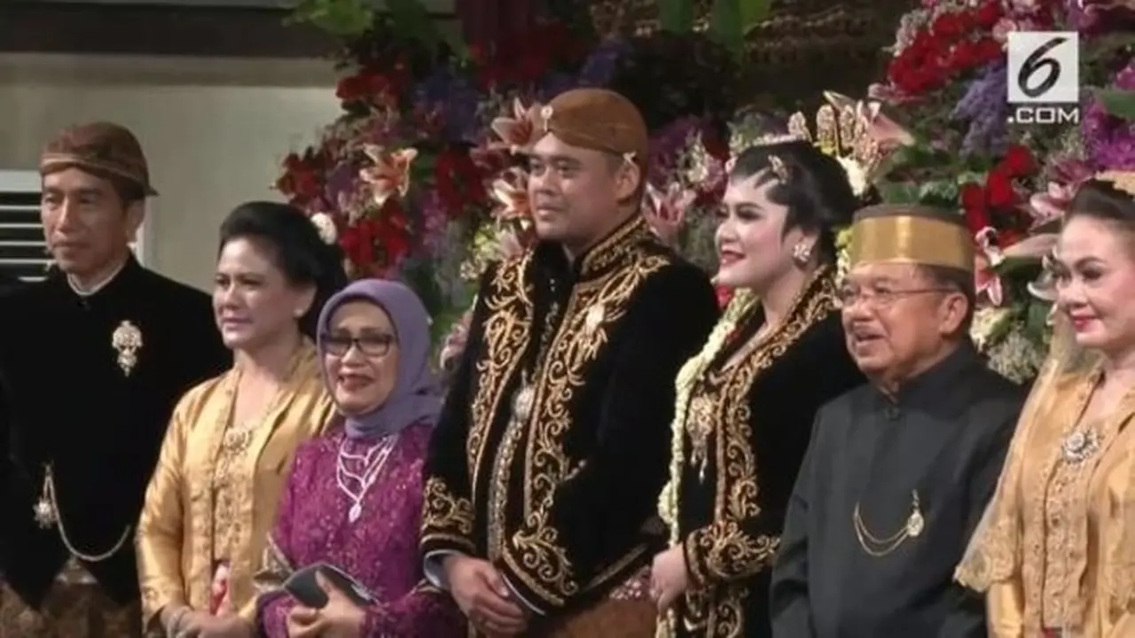 Jadi Saksi Pernikahan Kahiyang Ayu, Jusuf Kalla Pakai Baju Bugis