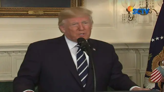 Donald Trump Sebut Penembakan Las Vegas Kejahatan Murni
