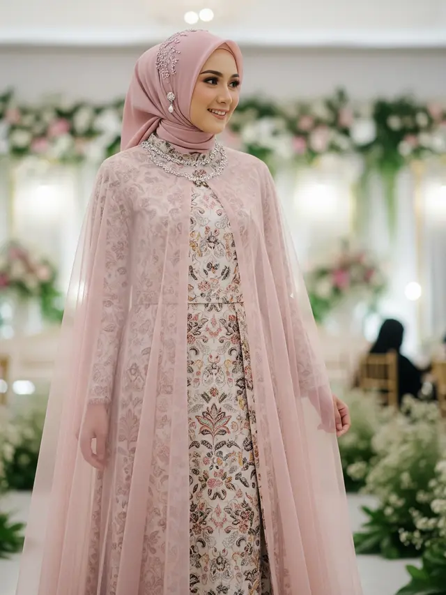 Model Gamis 3 Dunia (Image by Gemini AI)