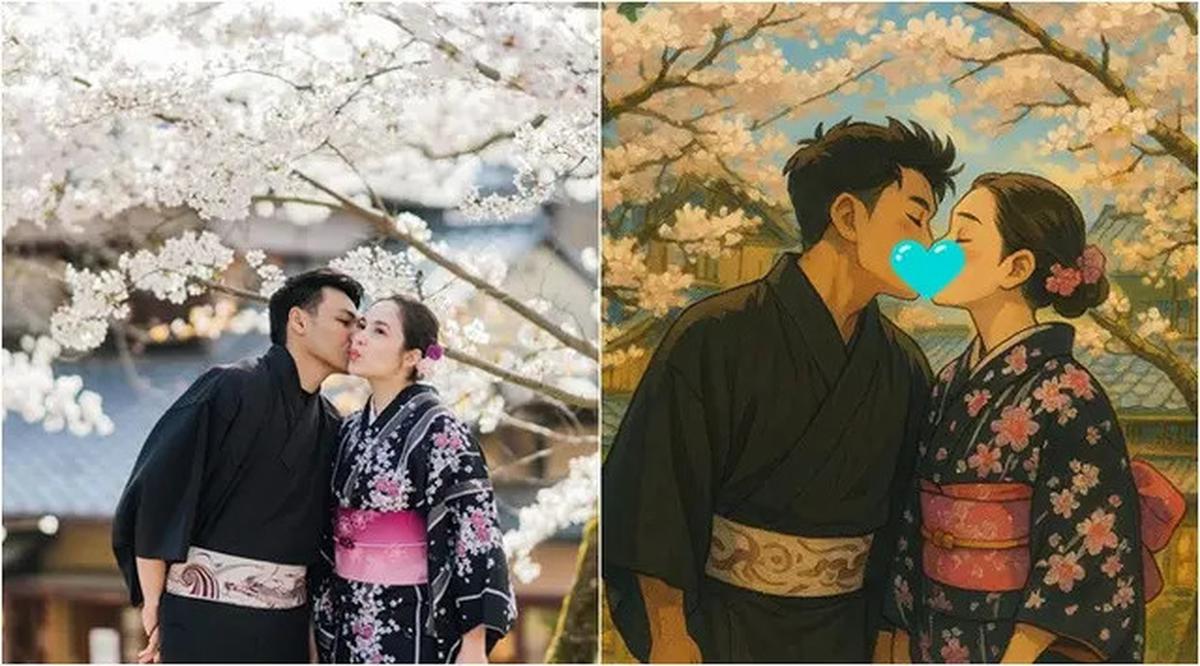 6 Potret Artis Ikut Tren Viral Ala Studio Ghibli, Chelsea Islan hingga Fendy Chow