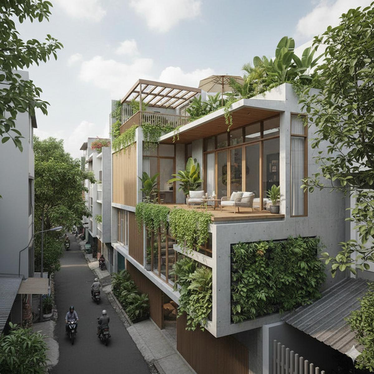 10 Model Rumah Tropis untuk Lahan Sempit, Cocok Diterapkan di Perkotaan