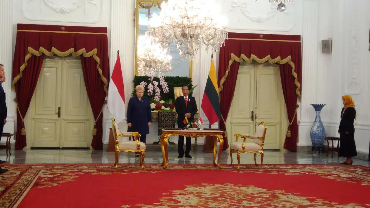 Presiden Jokowi dan Presiden Lithuania
