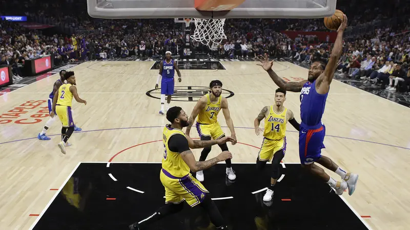 NBA: Leonard Debut Gemilang, Clippers Hajar Lakers