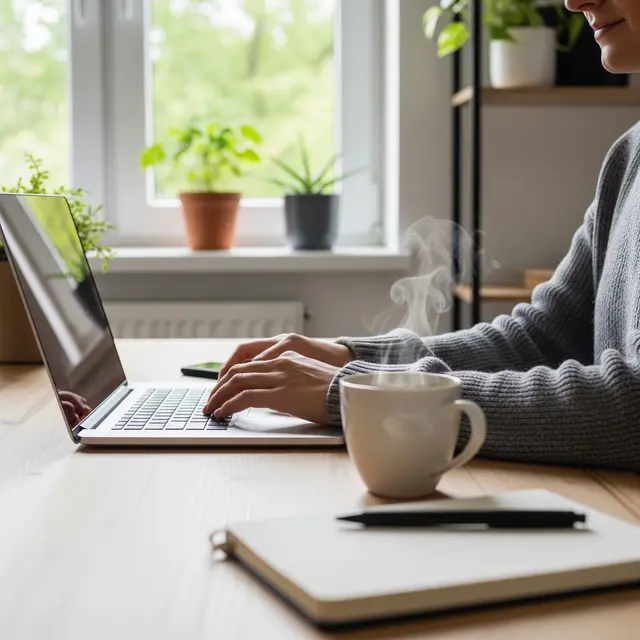 Tempat Ideal untuk Work From Home (AI Generated)