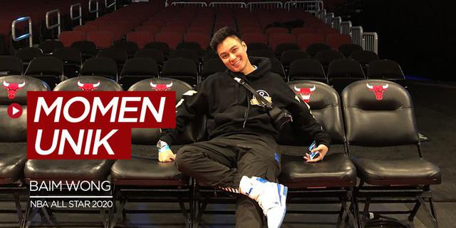 VIDEO: Momen Keseruan Baim Wong di NBA All Star 2020