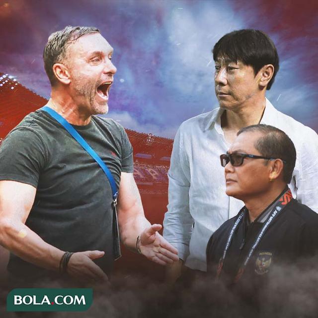 Ilustrasi - Perseteruan Thomas Doll dengan Shin Tae-yong dan Sumardji