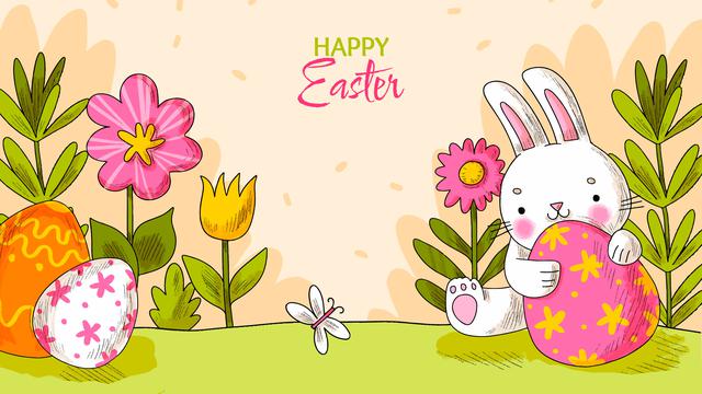 Ilustrasi selamat Hari Paskah