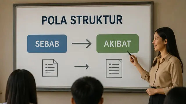 Pola dan Struktur Kalimat Sebab Akibat