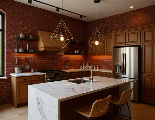 7. Dapur Vintage dengan Aksen Retro