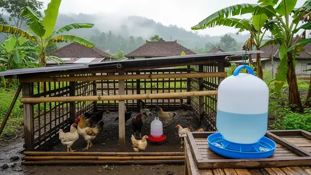 Trik Membuat Ayam Kampung Lebih Cepat Gemuk Saat Musim Hujan/Gemini AI