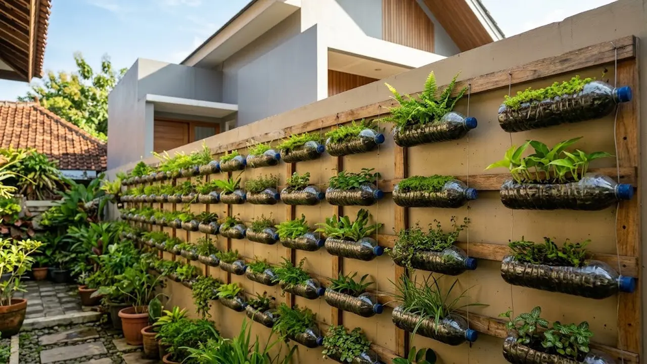 Vertical Garden Botol Bekas