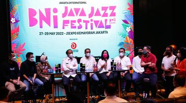 Konferensi Pers BNI Java Jazz Festival 2022. (kapanlagi.com/Bayu Herdianto)