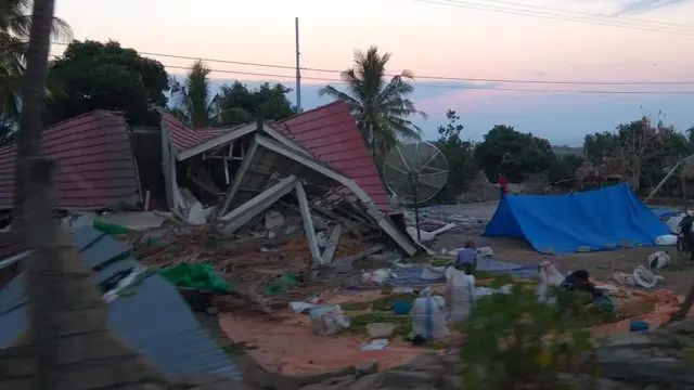 Lombok di Guncang Gempa 7 SR