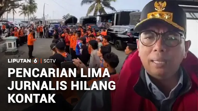 Pencarian Lima Jurnalis Hilang Diperluas