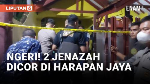 VIDEO: Penemuan Dua Jenazah Dicor di Harapan Jaya Bekasi