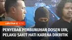 Harapan orang tua, dosen, dan jajaran UIN Raden Mas Said terwujud. Kurang dari 24 jam Satreskrim Sukoharjo meringkus tersangka pembunuh dosen UIN Raden Mas Said. Tersangka tak lain adalah pekerja bangunan yang merenovasi rumahnya.