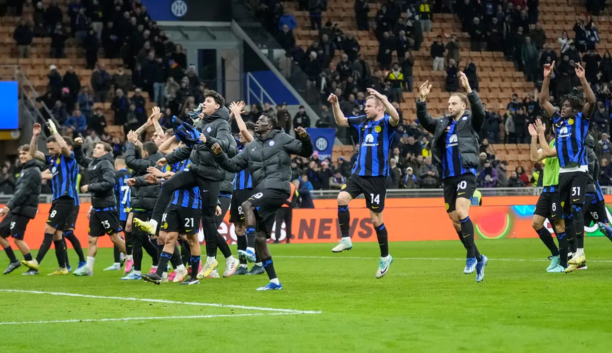 Sementara Lecce juga akan main tandang, yakni melawan Atalanta pada 30 Desember 2023. (AP Photo/Luca Bruno)