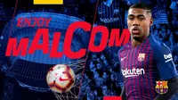 Barcelona mendatangkan Malcom dari Girondins Bordeaux pada Selasa (24/7/2018). (dok. Barcelona)