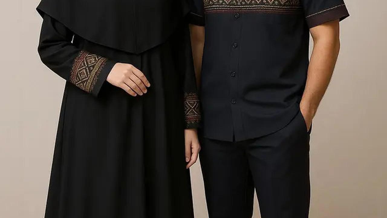 6 Inspirasi Baju Couple Muslim Syari, Tetap Stylish Tanpa Melanggar Syariat