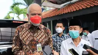 Ganjar usai menghadiri kegiatan Pelatihan Mekanik Sepeda Motor bagi penyandang disabilitas di SMKN Jawa Tengah/Istimewa.