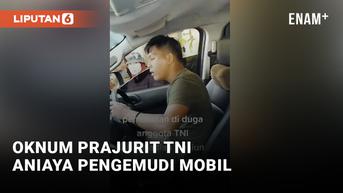 VIDEO: Waduh! Oknum Prajurit TNI Pukul Seorang Pria di Stasiun Senen