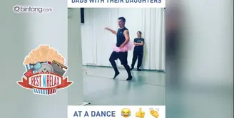 Para Ayah Menari Balet dengan Anak Perempuannya