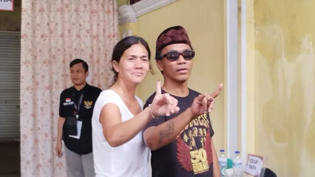 Kaka Slank Nyoblos di Pemilu 2024