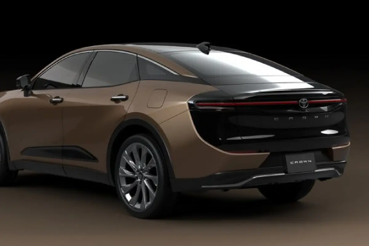 Tampilan belakang Toyota Crown Crossover
