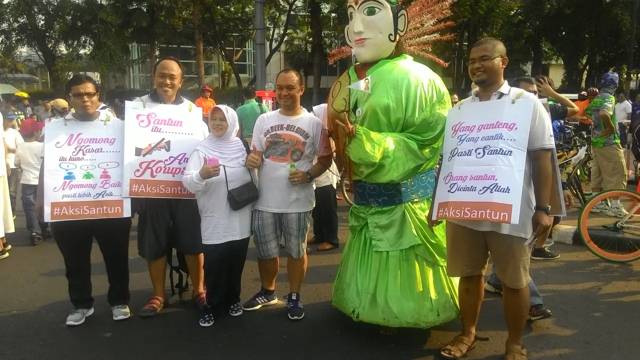 Yayasan Sandiaga Uno Kampanye #aksisantun di CFD